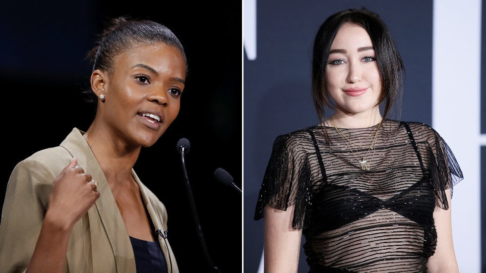 Click to enlarge Candace Owens (L) Noah Cyrus (R)