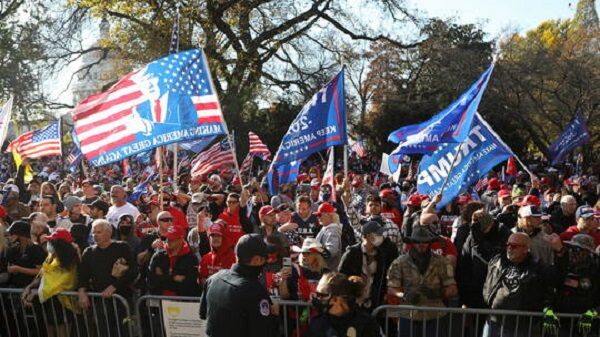 Click to enlarge Trump supporters