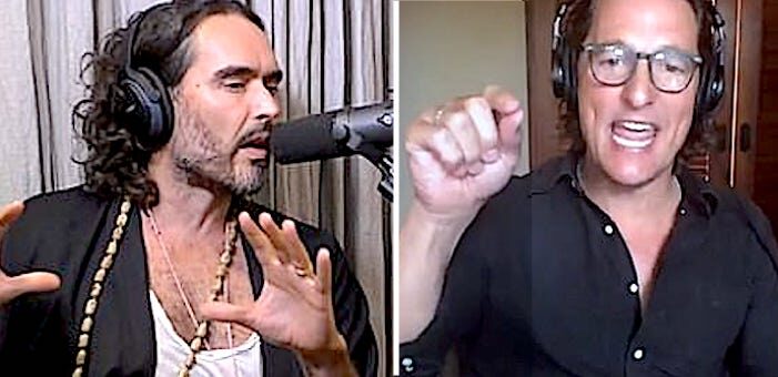 Click to enlarge Russell Brand • Matthew McConaughey
