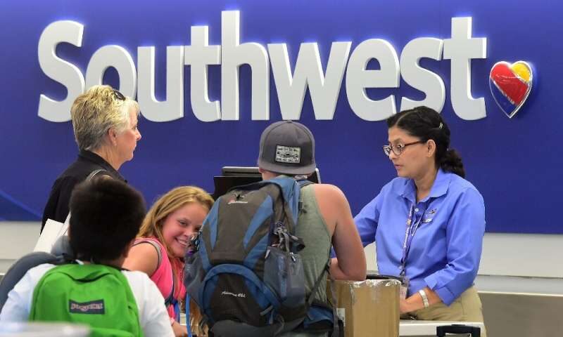 Click to enlarge south west airlines
