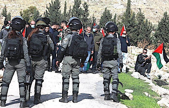 Click to enlarge Israeli forces/Palestinians