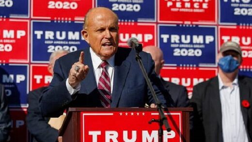 Trump announces that lawyer and 'greatest mayor in NYC' Rudy Giuliani has tested positive for Covid-19