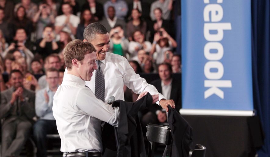 Click to enlarge mark zuckerberg barack obama