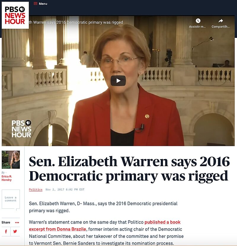 Click to enlarge elizabeth warren primary rigged 2016