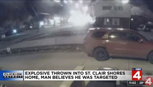 Click to enlarge explosives Trump supporter house Michigan