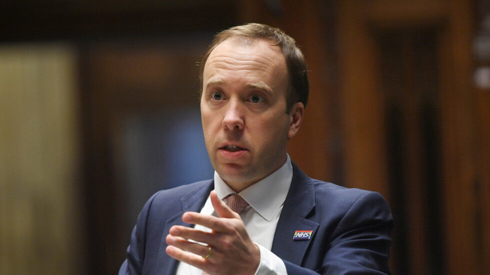 British Health Secretary Matt Hancock