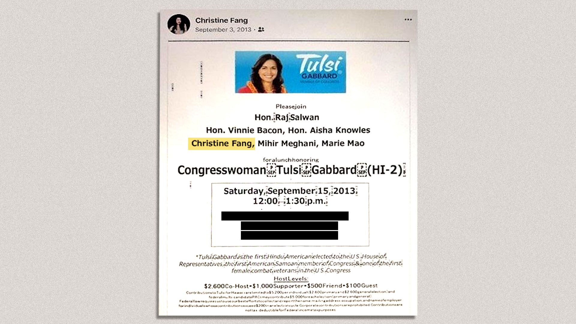 Click to enlarge Gabbard