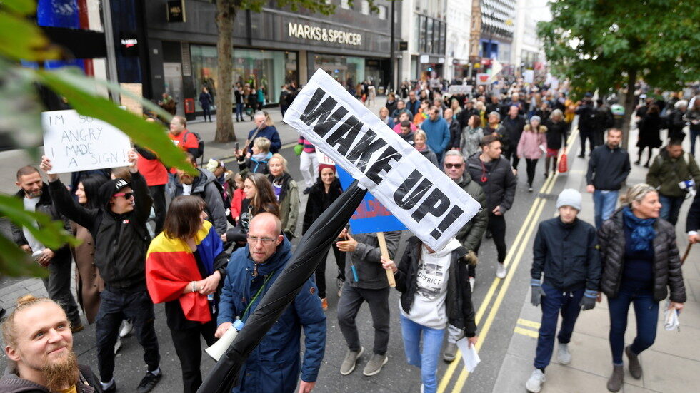 Anti-lockdown protesters