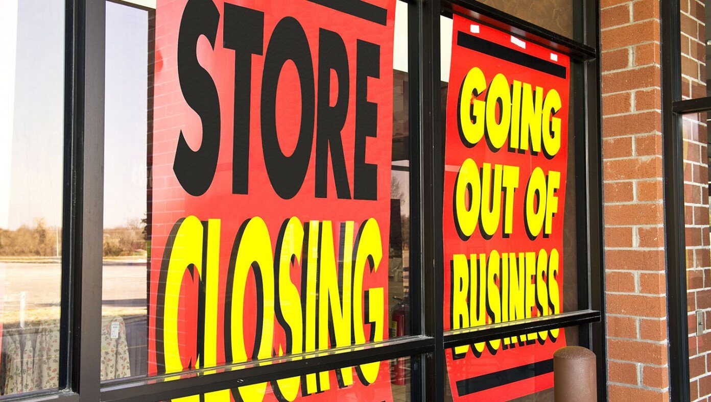 going out of business sign