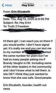 Click to enlarge Brandy Vaughan Email