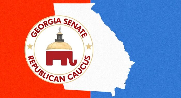 Click to enlarge Georgia state and senate logo