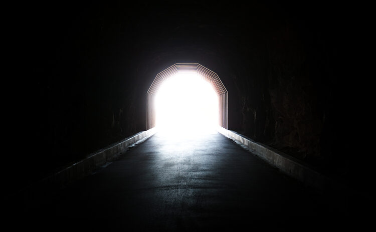 Click to enlarge light at end of tunnel