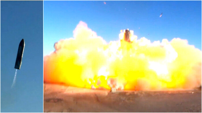 Rocket, explosion