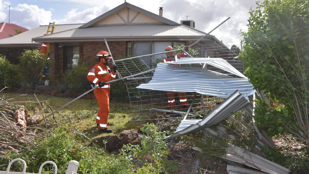 Horsham tornado damage