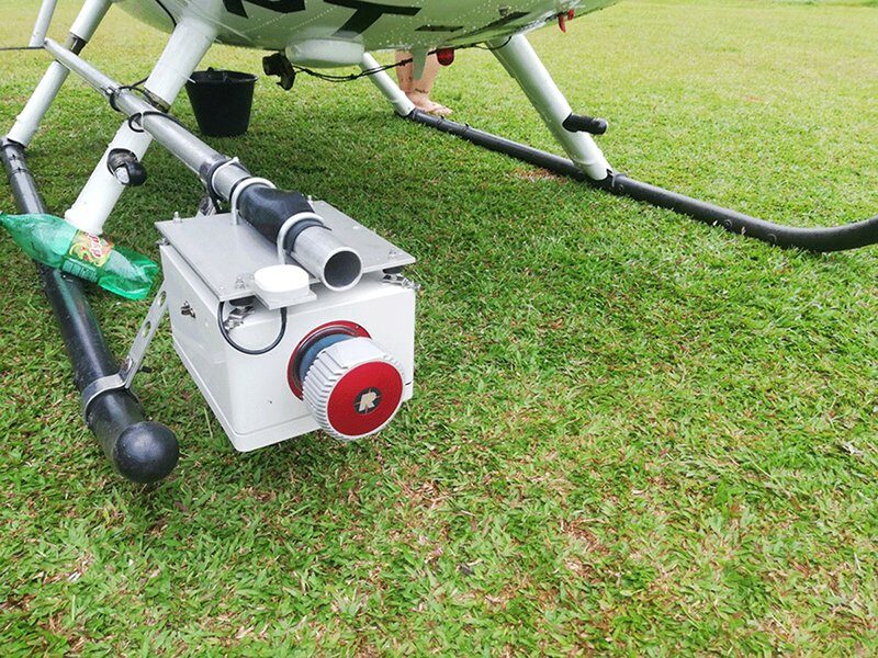 Click to enlarge The LIDAR scanner.
