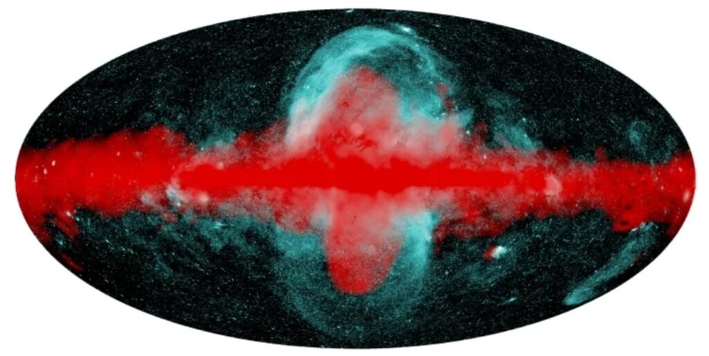 Click to enlarge fermi bubbles milky way gamma rays