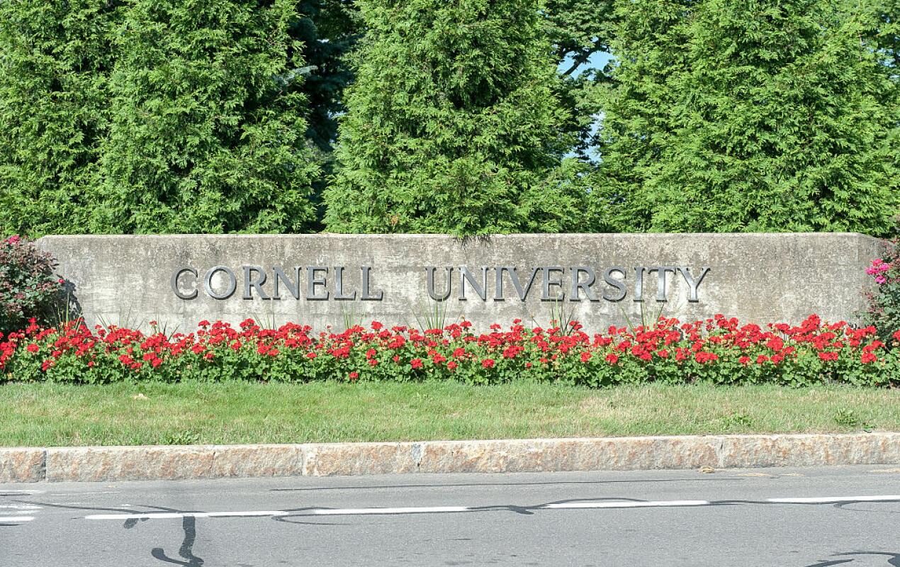 Click to enlarge Cornell University sign