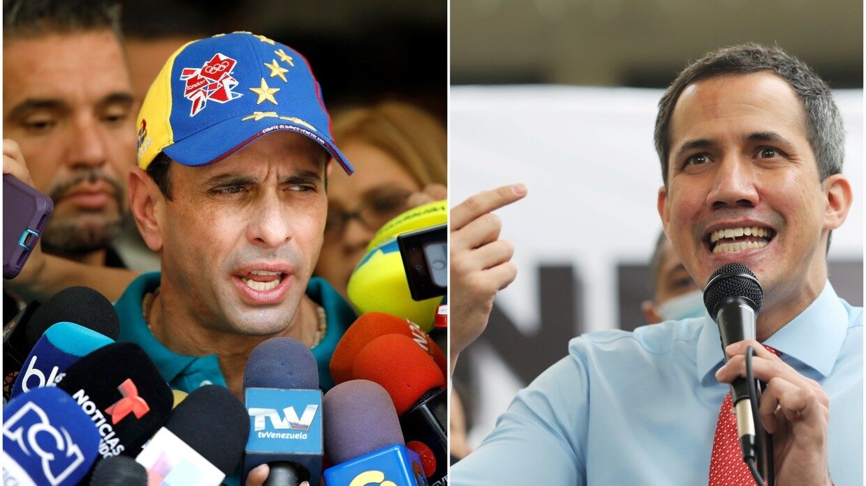Henrique Capriles Juan Guaido