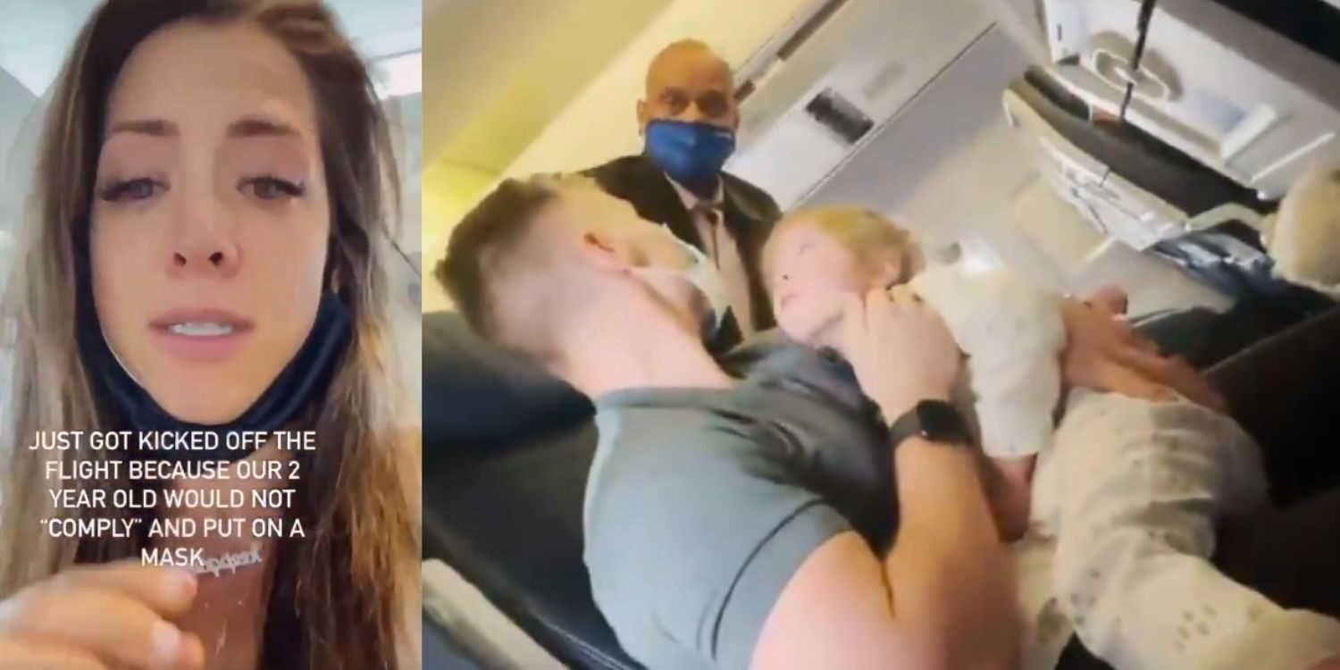 Click to enlarge united airlines child mask kicked off