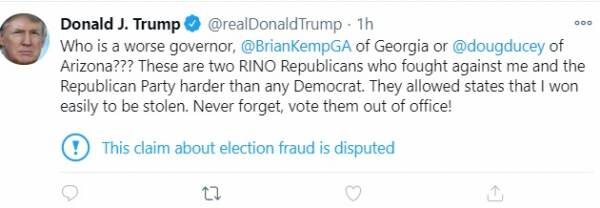 Click to enlarge Censored Trump Tweet