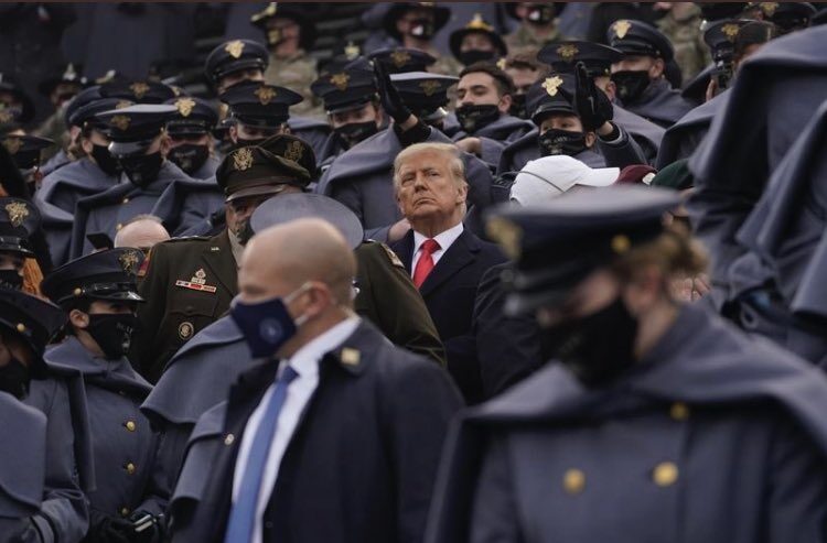 trump army navy game