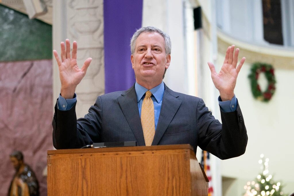 Click to enlarge Blasio