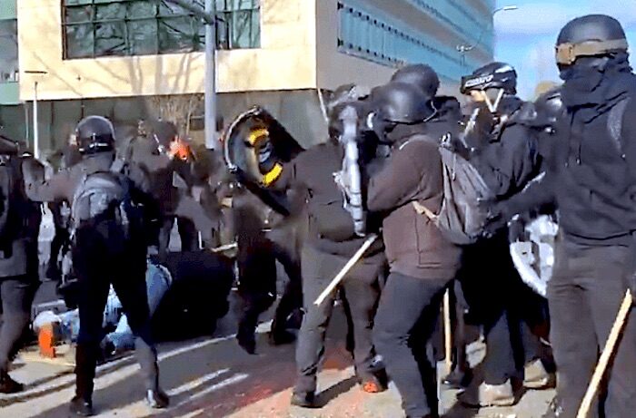 Olympia protest