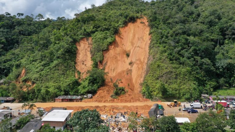 Landslide San Luis Municipality, Antioquia Department, Colombia, 12 December 2020.
