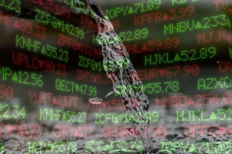 water trading on Wall Street