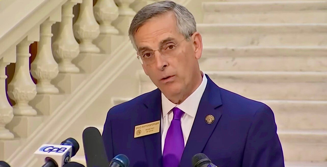 Click to enlarge Georgia Secretary of State Brad Raffensperger