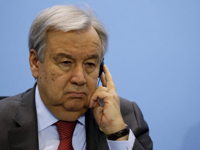 Click to enlarge U.N. chief Antonio Guterres