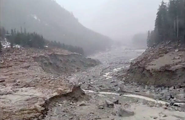 Click to enlarge landslide