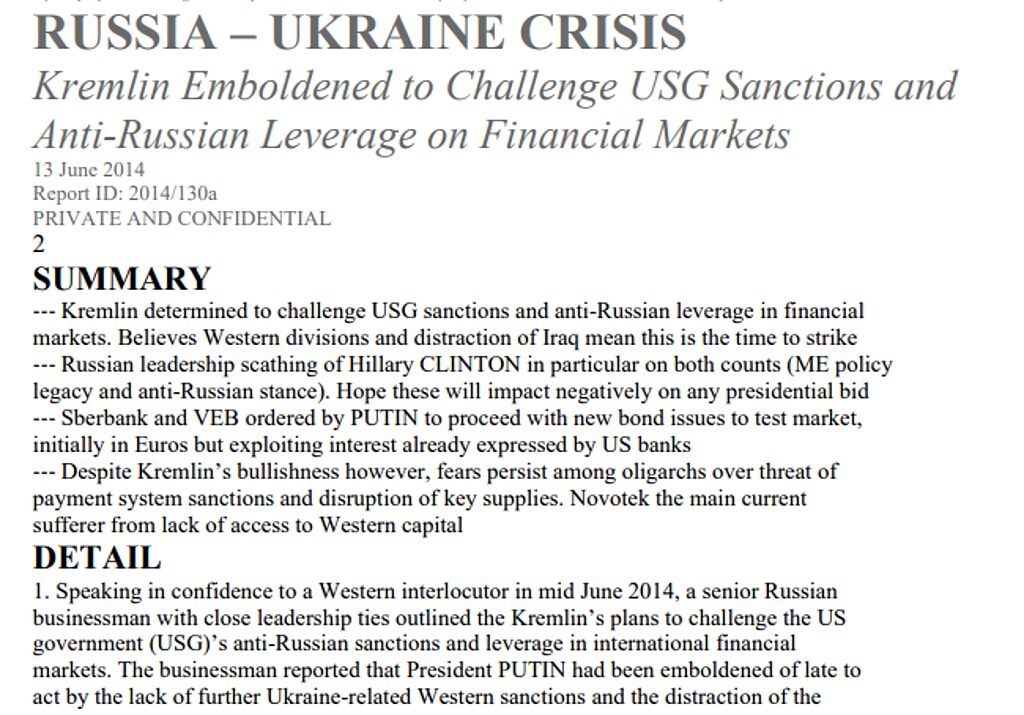 Click to enlarge Russia ukraine state department report