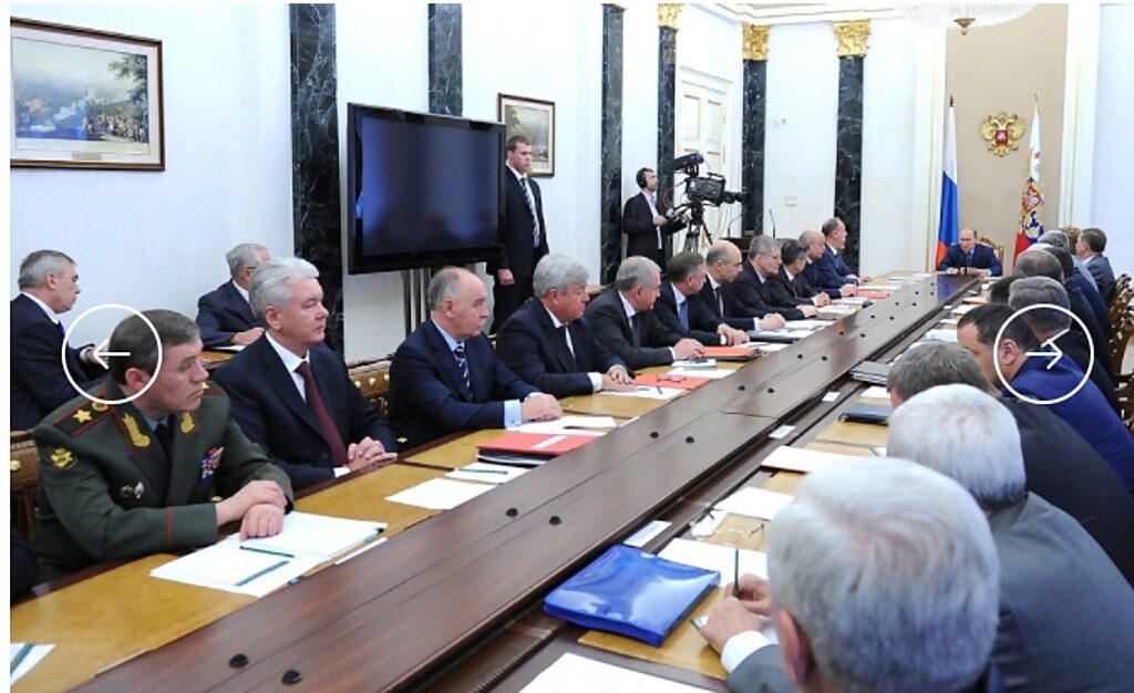 Click to enlarge Russia security council meeting MH17 Ukraine