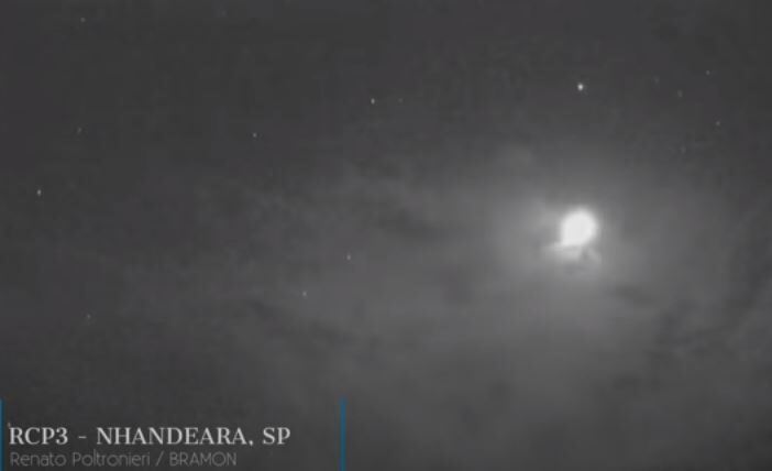 meteor fireball over São Paulo