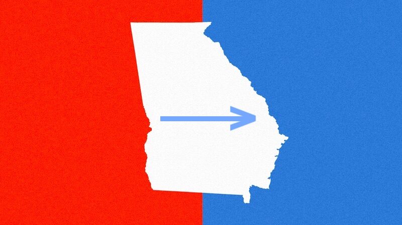Click to enlarge Georgia arrow
