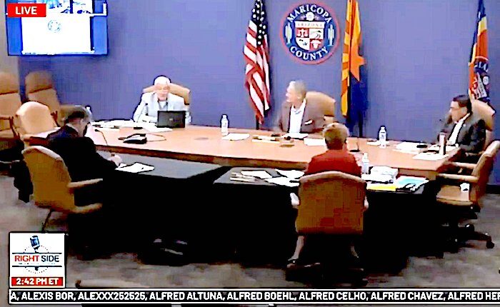 Click to enlarge Maricopa County Board of Supervisors meeting
