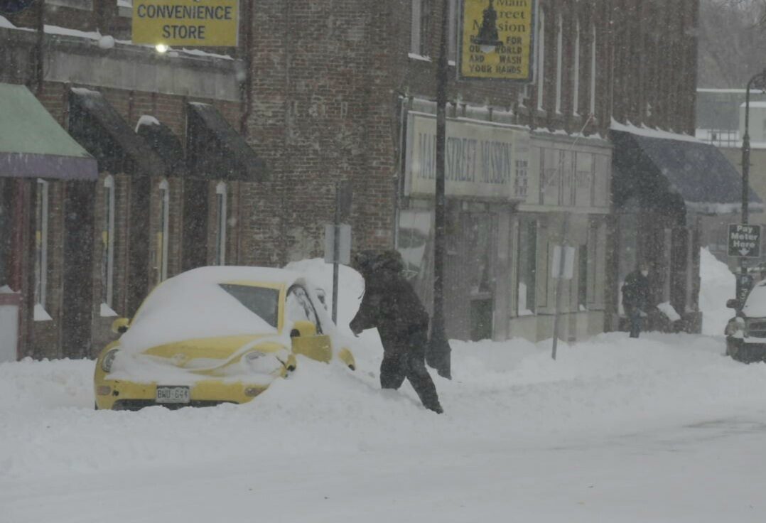 Digging out in Manchester.