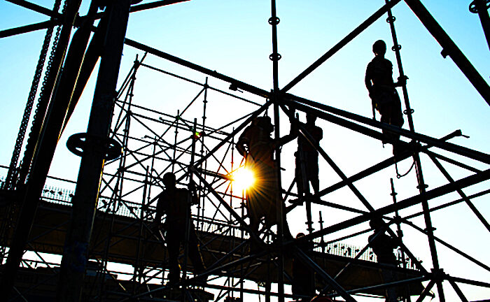 Click to enlarge Infrastructure workers