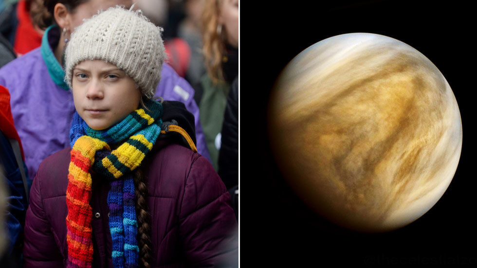 Click to enlarge Thunberg venus climate change