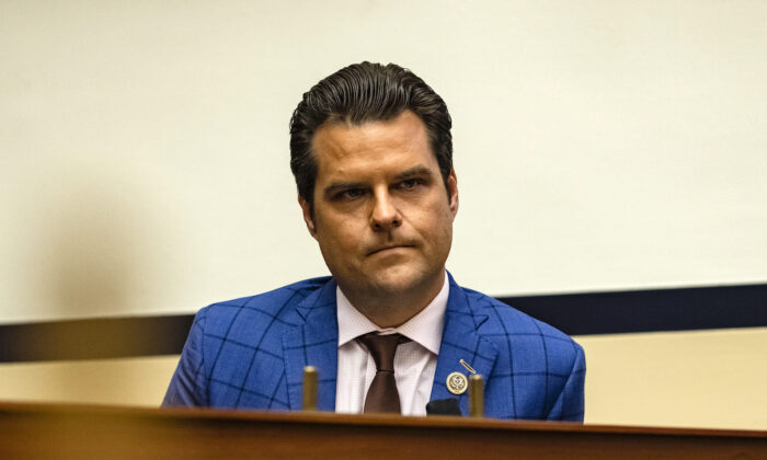 Click to enlarge Rep. Matt Gaetz