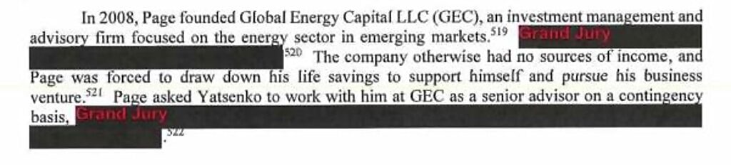 steele dossier carter page oil company