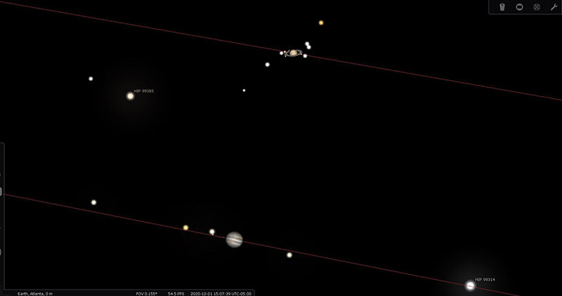Saturn & Jupiter