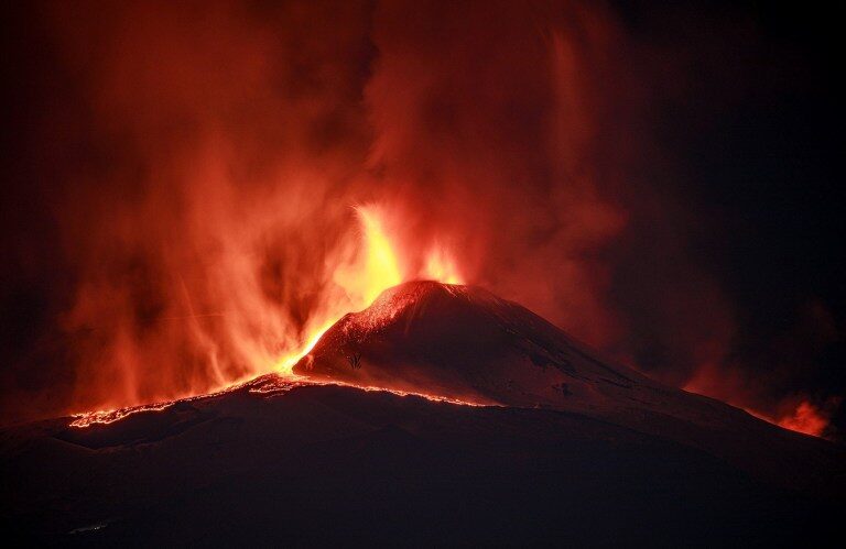 Etna is one of the most active volcanoes on Earth