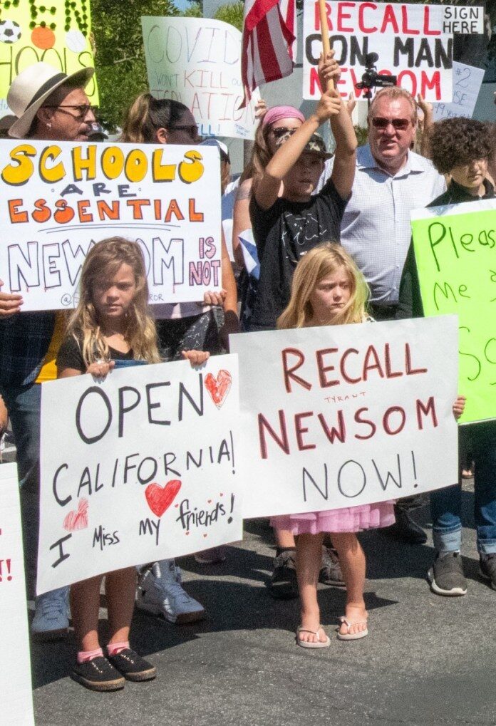 Click to enlarge recall newsom california