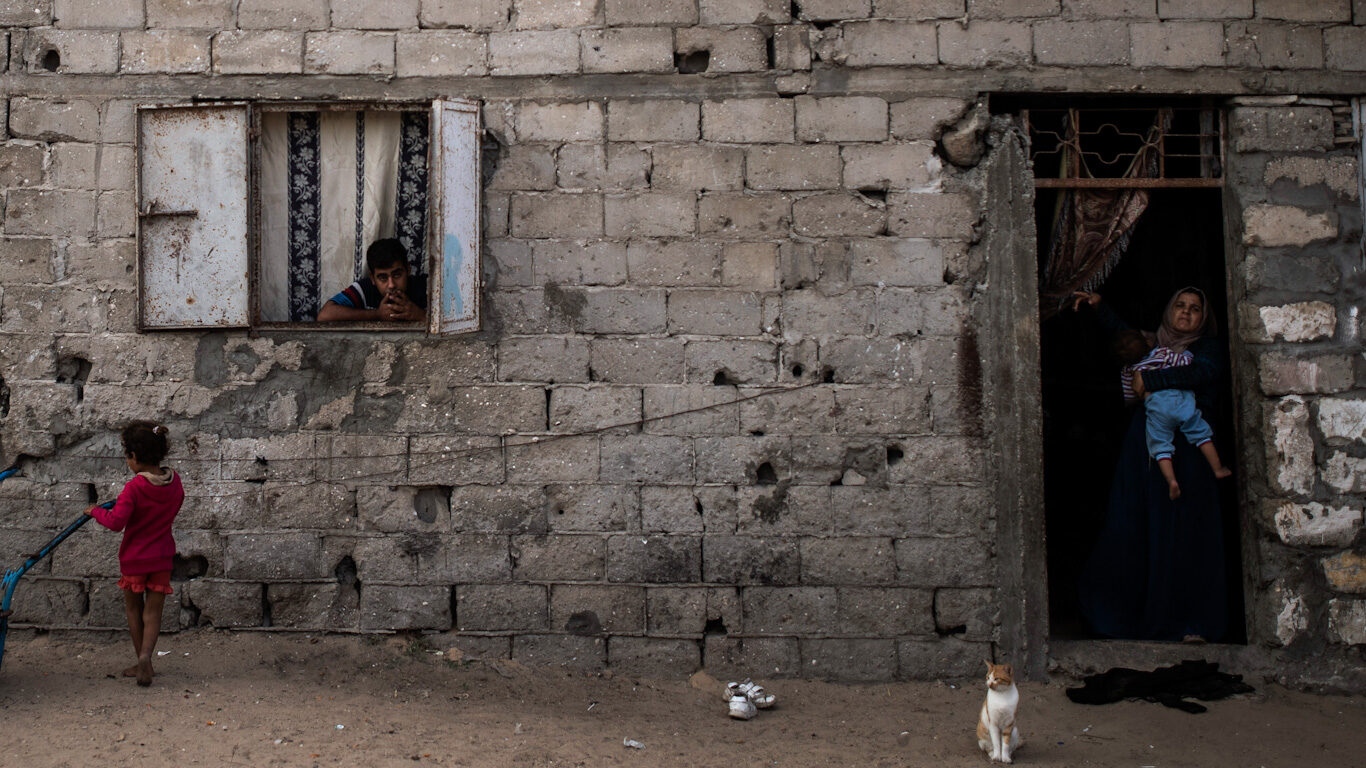 Palestinian slum