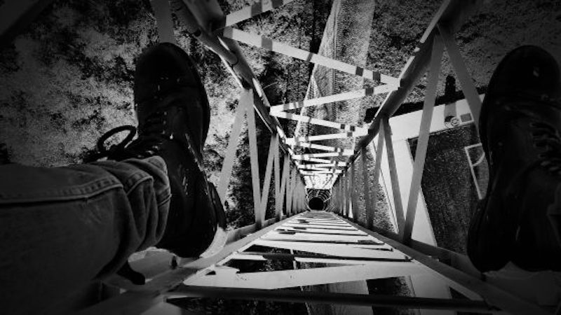falling down