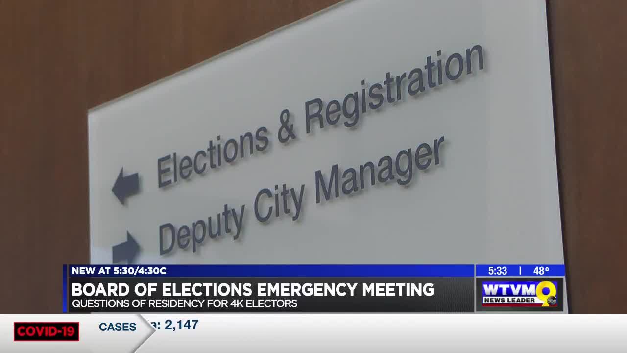 muscogee county challenge residency election fraud