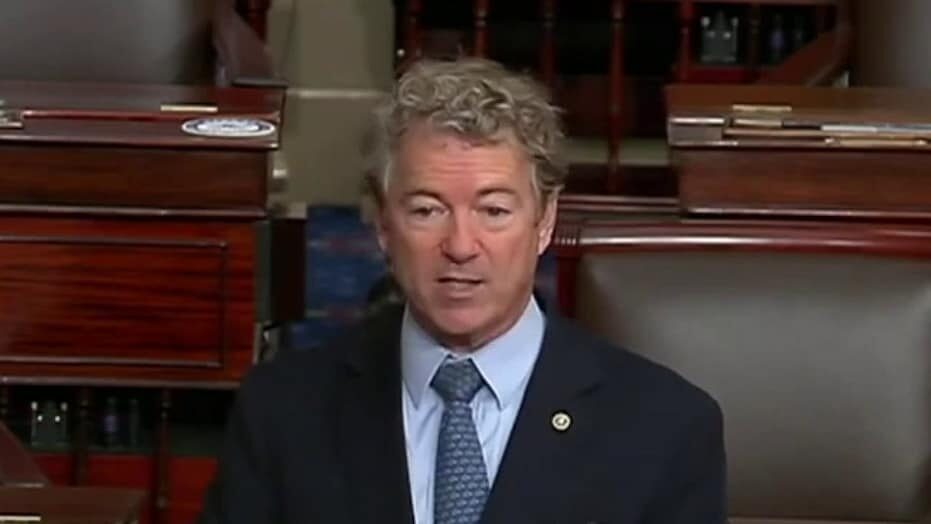 Rand Paul opposing relief package