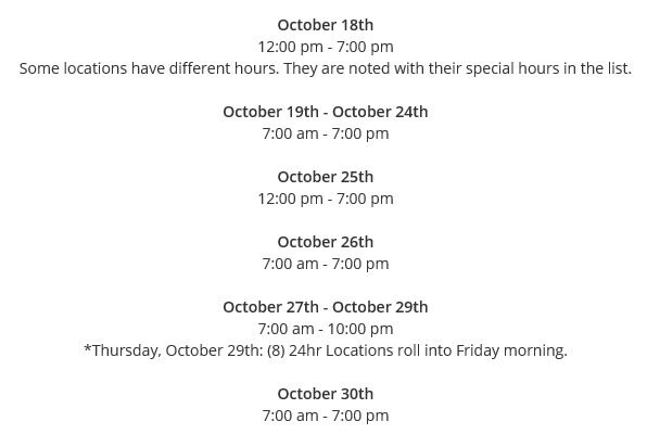 polling schedule Harris County fraud